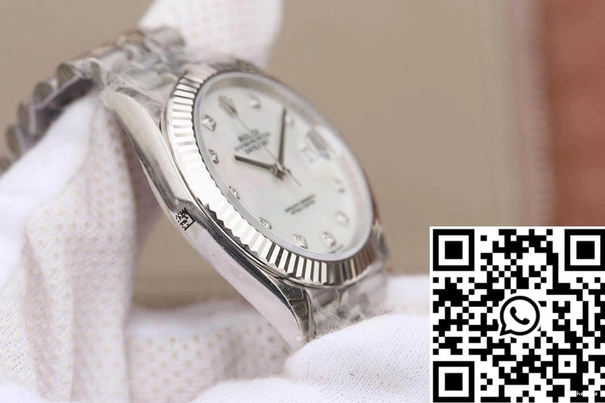 Rolex EW Mother-Of-Pearl Datejust Dial White M126334-0020 Factory 1124